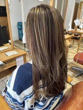 ナップヘアースコヤ(NAP hair Scoya) ハイライト×レイヤーカット