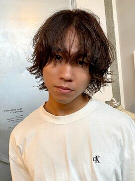 ステップボーンカット トーキョー(STEP BONE CUT TOKYO) 【ステップボーンカット】メンズミディアムパーマ