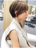 大人女性に人気！上品なショートヘア