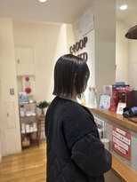 シーループユナイテッドアトリエ(C-LOOP UNITED ATELIER)&nbsp;大人の艶ボブ/水素カラー/アッシュブラウン