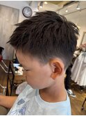 キッズカット×刈り上げショート
