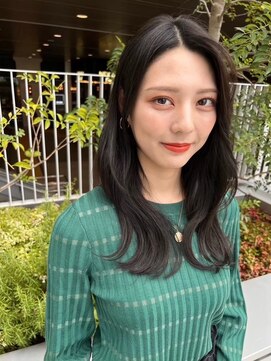 アンダーバーホワイト 南海難波店(_WHITE) 抜け感ナチュラルロング