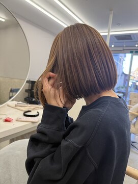 サンド 鹿児島中央(sand) 縮毛矯正ボブ