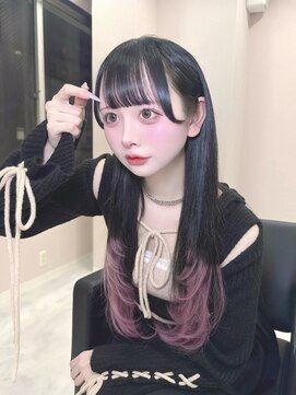 オズ 梅田店(OZ) オーダーメイドエクステグラデーション×レイヤーカット