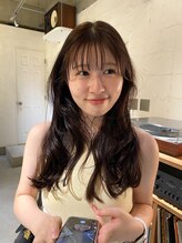 リチウム(LITHIUM...)&nbsp;春カラー　暖色ブラウン　ロングヘア