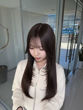 ゴットフロー(GOTTO FLOW) ロングレイヤー/アッシュブラウン/ナチュラルベージュ/顔周り