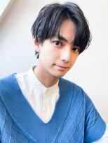 バームヘア(balm hair)&nbsp;大人男性メンズカットニュアンスセンターパートナチュラル