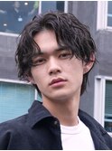 渋谷メンズパーマツイストスパイラルパーマ波巻きパーマツイスパ