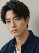 ダブルオーバイオーバーレイ 武蔵新城(w/o by Overlay) メンズナチュラルニュアンスパーマ
