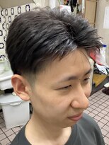 理容 マキノ 【朝のセットが楽に】メンズカット