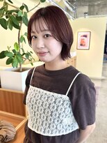 ロジェ(loje)&nbsp;20代30代40代　チェリーレッド/ナチュラルショート