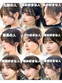 韓国ヘア 2wayバング レイヤーカット くびれヘア 顔周り/