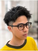 刈り上げスパイキーショート