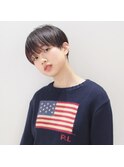 ナチュラルマッシュ#黒髪#ボブルフ#小顔#ネビージュ#ワンレン