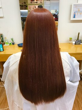 ヘアーメイク マーズ 売布店(Hair Make Mars) チェリーレッド×ロング