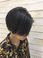 ラック 辻堂(LUCK) 暗めカラー×ハイライト