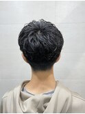 ショートアップバング【ワンカールパーマ】