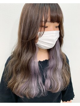 トロニー(TLONY) ラベンダーアッシュインナーカラー/エクステインナーカラー