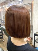 【ORO】テラコッタ×前下がりボブ　浅見