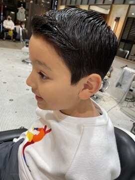バーバーブロス 吉祥寺店(BARBER BROS) 【LUDLOW BROS.】田宮 男の子 キッズカット アップバング