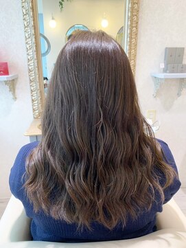 ラ ブランシュ 大宮(La Blanche) 大宮/ミニウルフ/テラコッタ/デジタルパーマ/くすみブルー/前髪