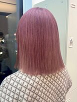 ゲーム 下北沢(GAME)&nbsp;ダブルカラーピンクベージュケアブリーチハイトーン髪質改善