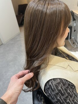 フルール(Fleur) 恵比寿 ブリーチ ダブルカラー ミルクティーベージュ 韓国