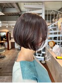 大人の切っぱなしボブ