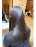 [絹髪][髪質整形]超高濃度水素ケアストレート+カラー+シルクTr+メンテC¥32670
