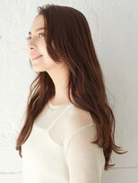 ラフィス ヘアールーチェ 樟葉店(La fith hair luce) 【La fith】チョコレートブラウン×ゆるふわロング