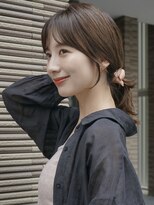 ガーデン オオタカノモリ(garden otakanomori)&nbsp;簡単スタイリング結んでも可愛い小顔に見える前髪顔まわりカット