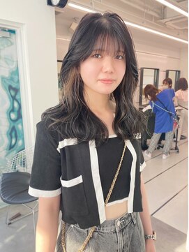 ギグスダブル 栄店(gigs double) 韓国レイヤーカット/イヤリングカラー