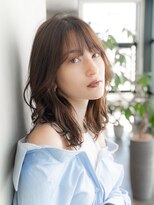 イオ 本厚木(io)&nbsp;20代30代くびれレイヤー似合わせカットイメチェンフルバング