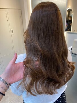 ジーナ 船橋(Zina) 髪質改善*ロングレイヤーグレーベージュ*美髪【Zina船橋】