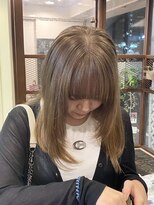 ヒカリス 東三国(HIKARIS) 笑顔溢れるミルクティーベージュ/顔まわりレイヤー