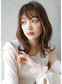 【GEEKS渋谷】冬カラー/ヌーディーカラー/ひし形/顔周りレイヤー