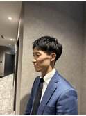 ツーブロックアップバング