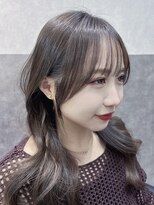 マキュムドオリ 並木通り(MAQUM) 【Rei限定】韓国顔まわりカット×ケアカラー×トリートメント