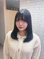 ジーナ 梅田(Zina)&nbsp;【梅田】重く見えない透明感ブルーブラック×ワンカールレイヤー