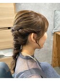 毛量多めさんも◎華やか編み下ろしスタイル