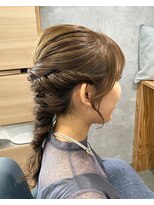 ザ シザーハンズ ナガノ(THE SCISSORS HANDS NAGANO) 毛量多めさんも◎華やか編み下ろしスタイル