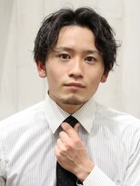 ヨシザワインク プレミアム 築地店(YOSHIZAWA Inc. PREMIUM)&nbsp;ナチュラルセンターパートパーマモテ髪