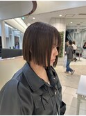 切りっぱなしボブ