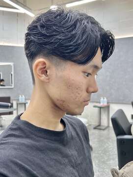 グロップ 町田(GLOP) 簡単に出来る毛流れニュアンスパーマ/メンズパーマ