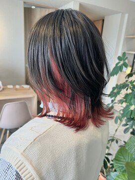 カナリーバイマカロア(CANARY by Makaloa) ウルフ×インナーカラー　１０代２０代３０代