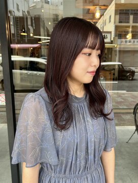 暖色/ブラウン/ゆる巻き