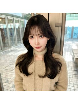 レイヤーカット /縮毛矯正/前髪/顔周り/名古屋/栄/韓国サロン