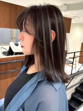 ジルブラン 土浦(JIL BLAN) ハイライトバレイヤージュダブルカラーケアブリーチ20代30代