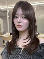 サンド ミュウ 横浜店(sand mieu)&nbsp;レイヤーカット/ハッシュカット/グレージュ/髪質改善