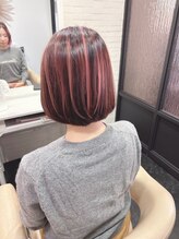 ピンクバレイヤージュ